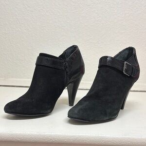 Alfani Black Heeled Ankle Boots